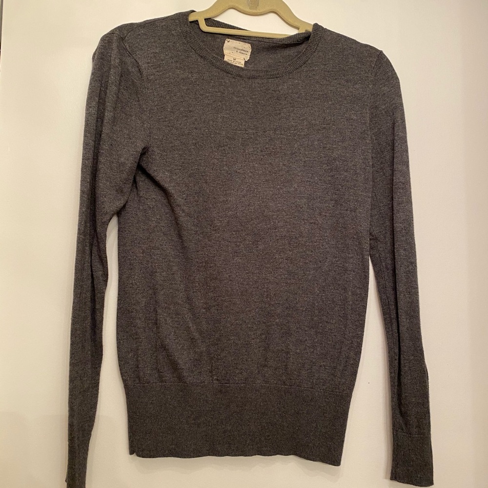 Coincidence & Chance Grey Long Sleeve Sweater